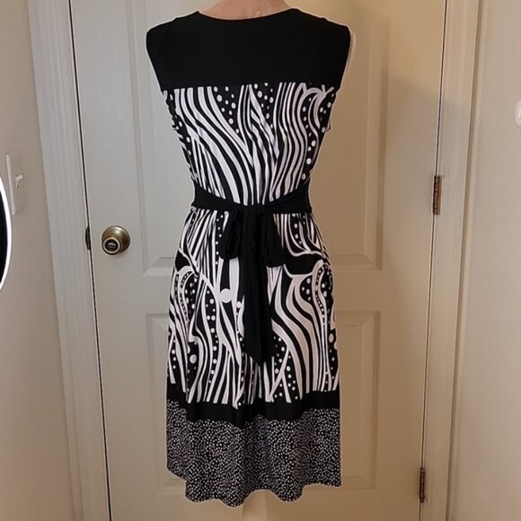 AA Studio AA Zebra and Polka Dot Dress  Size 10 EUC! - Picture 5 of 6